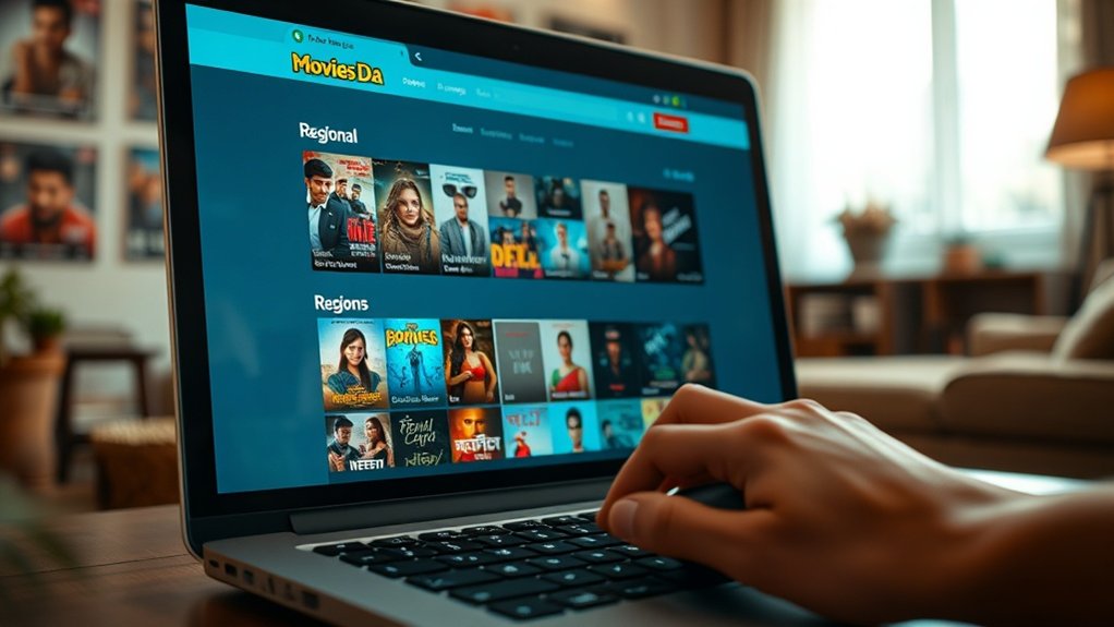 efficient regional movie navigation