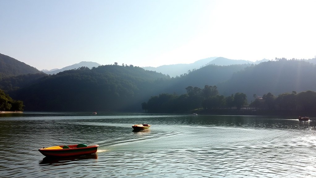 tranquil lake activities await